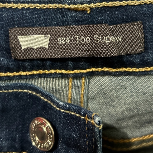 Levi’s 524 Super Too Low Jeans SIZE 9 - Picture 2 of 7